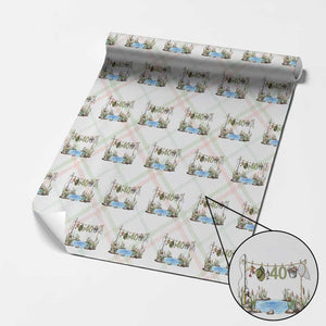 40th Birthday Fishing Wrapping Paper Roll Fisherman Birthday Party Gift