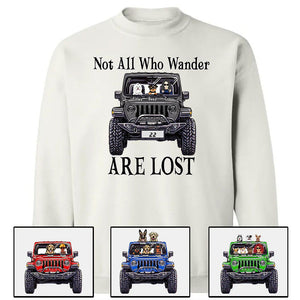 Custom JP Shirts, Not All Who Wander Are Lost, JP Dog JP Cat Apparel CTM00 Custom - Printyourwear