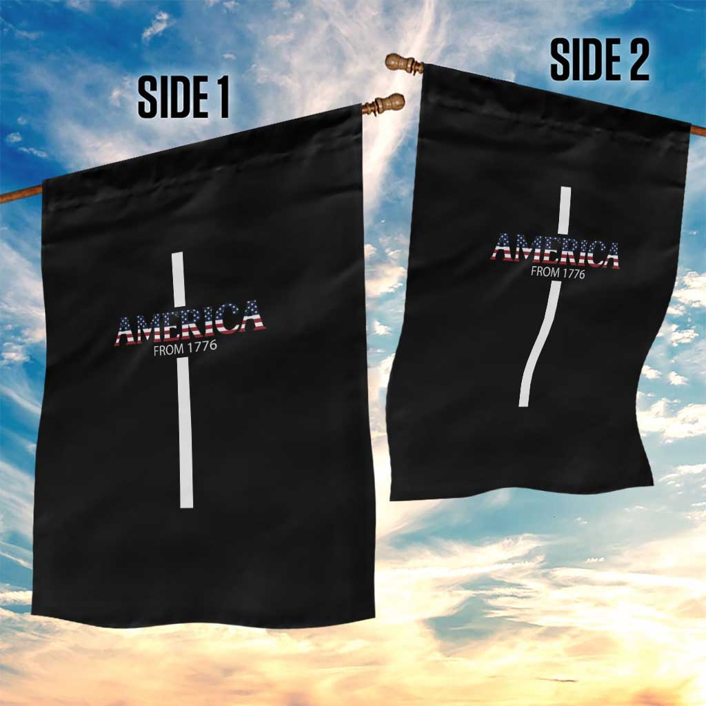 4th Of July Garden Flag America From 1776 Christian Religious Faith Cross TS11 Print Your Wear