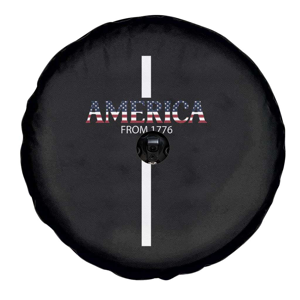 4th Of July Spare Tire Cover America From 1776 Christian Religious Faith Cross TS11 Print Your Wear
