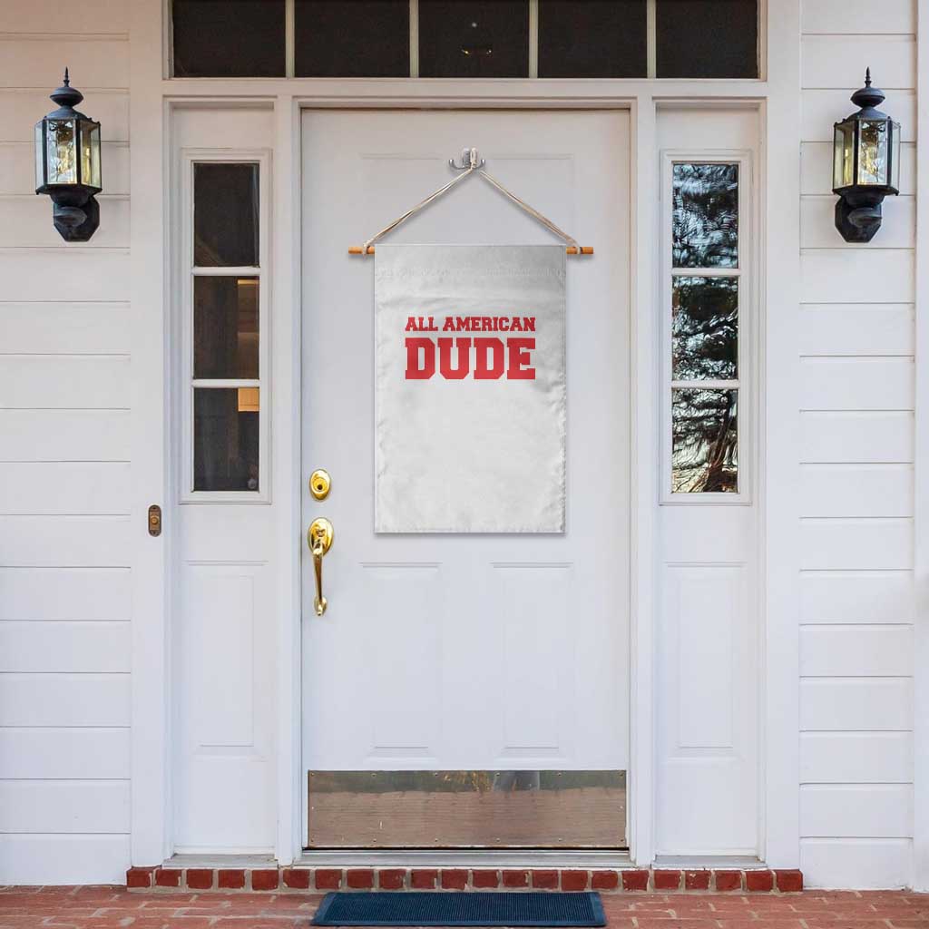 4th of July All American Dude Garden Flag TS10 Print Your Wear