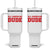 4th of July All American Dude Tumbler With Handle TS10 One Size: 40 oz White Print Your Wear