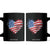 4th of July American Flag Heart USA Patriotic Coffee Mug Star Stripes TS11 Black Print Your Wear