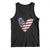 4th of July American Flag Heart USA Patriotic Tank Top TS11 Black Print Your Wear