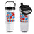 4th of July American Flag Popsicle Flip Straw Tumbler Tastes Like Freedom Patriotic Funny TS10 One Size: 30 oz White Print Your Wear