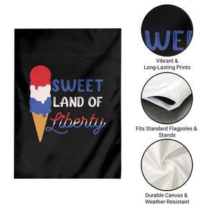 4th of July Garden Flag Sweet Land of Liberty American Patriotic TS02 Print Your Wear