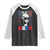 4th of July George Washington Bruh Raglan Shirt TS10 Black White Print Your Wear