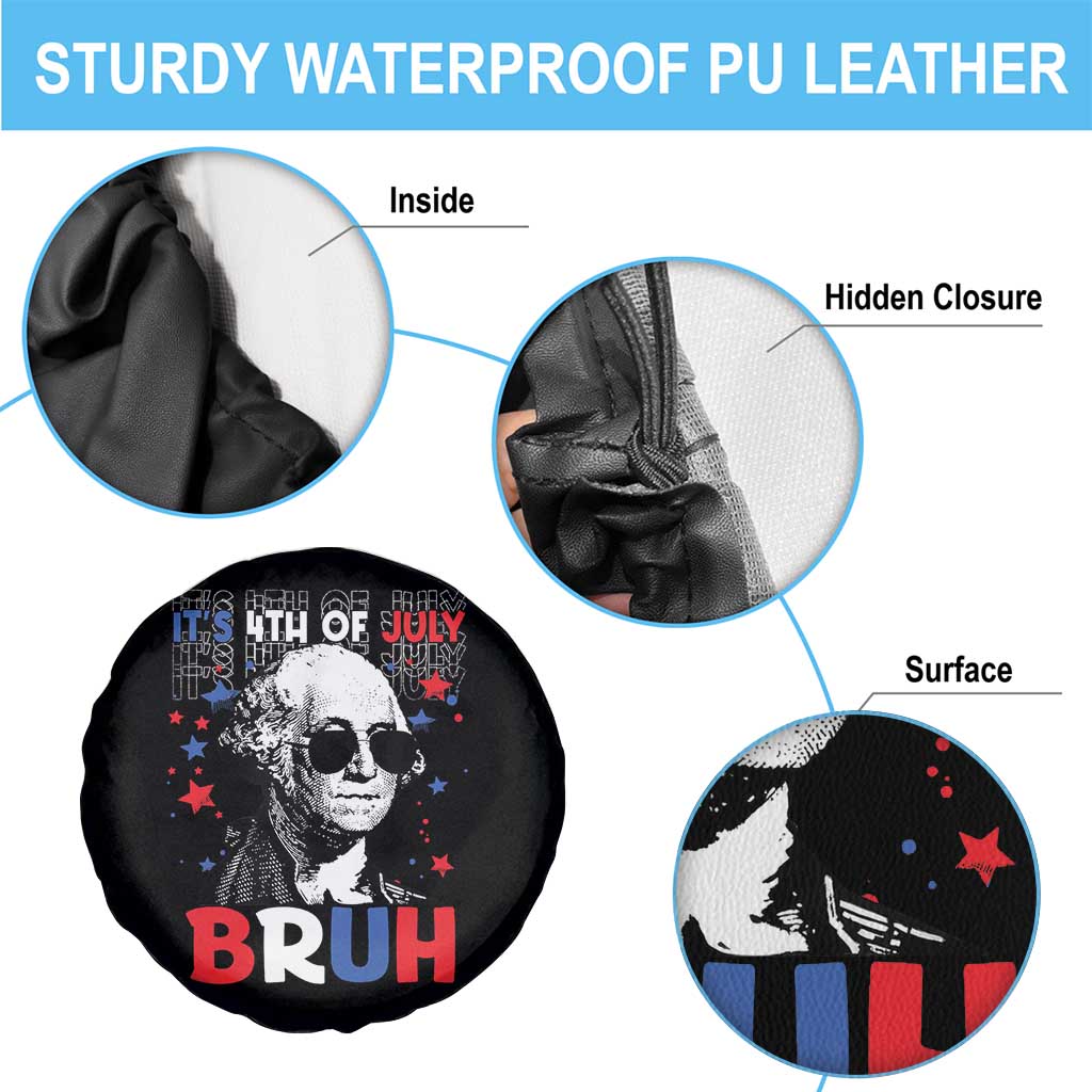 4th of July George Washington Bruh Spare Tire Cover TS10 Print Your Wear