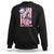4th of July Dabbing Uncle Sam Sweatshirt Merica American Flag TS02 Black Print Your Wear