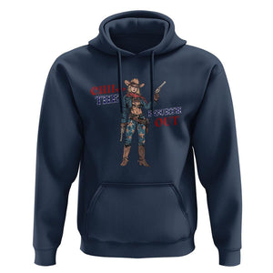 4th Of July Hoodie Chill The Fourth Out American Pin-up Girl TS09 Navy Print Your Wear