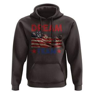 4th Of July Hoodie Dream Team Presidents Mount Rushmore TS09 Dark Chocolate Print Your Wear