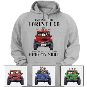 Custom JP Shirts, And Into The Forest I Go To Lose My Mind And Find My Soul, JP Dog JP Cat Apparel CTM00 Custom - Printyourwear