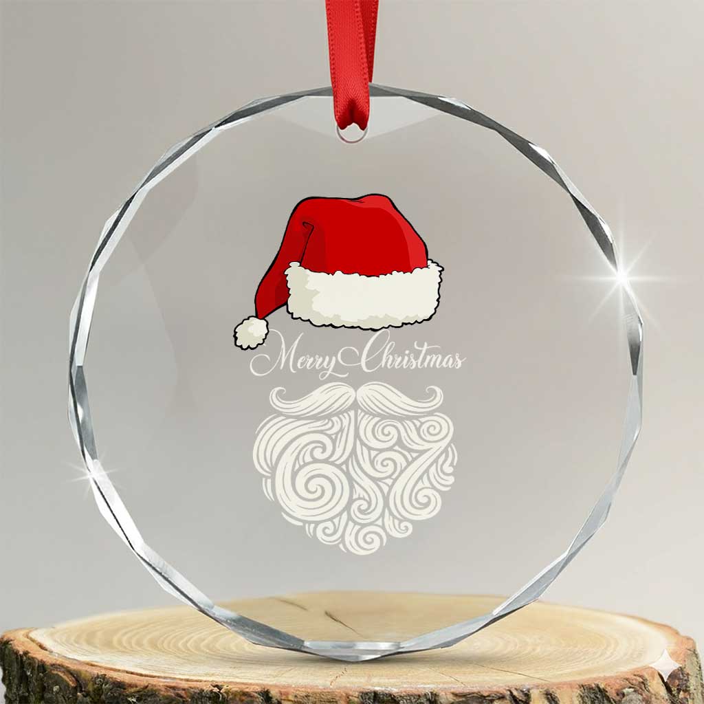 6 7 Xmas 67 Santa Six Seven Meme Merry Christmas Crystal Glass Ornament TS11 Transparent Glass 3'' Circle Print Your Wear
