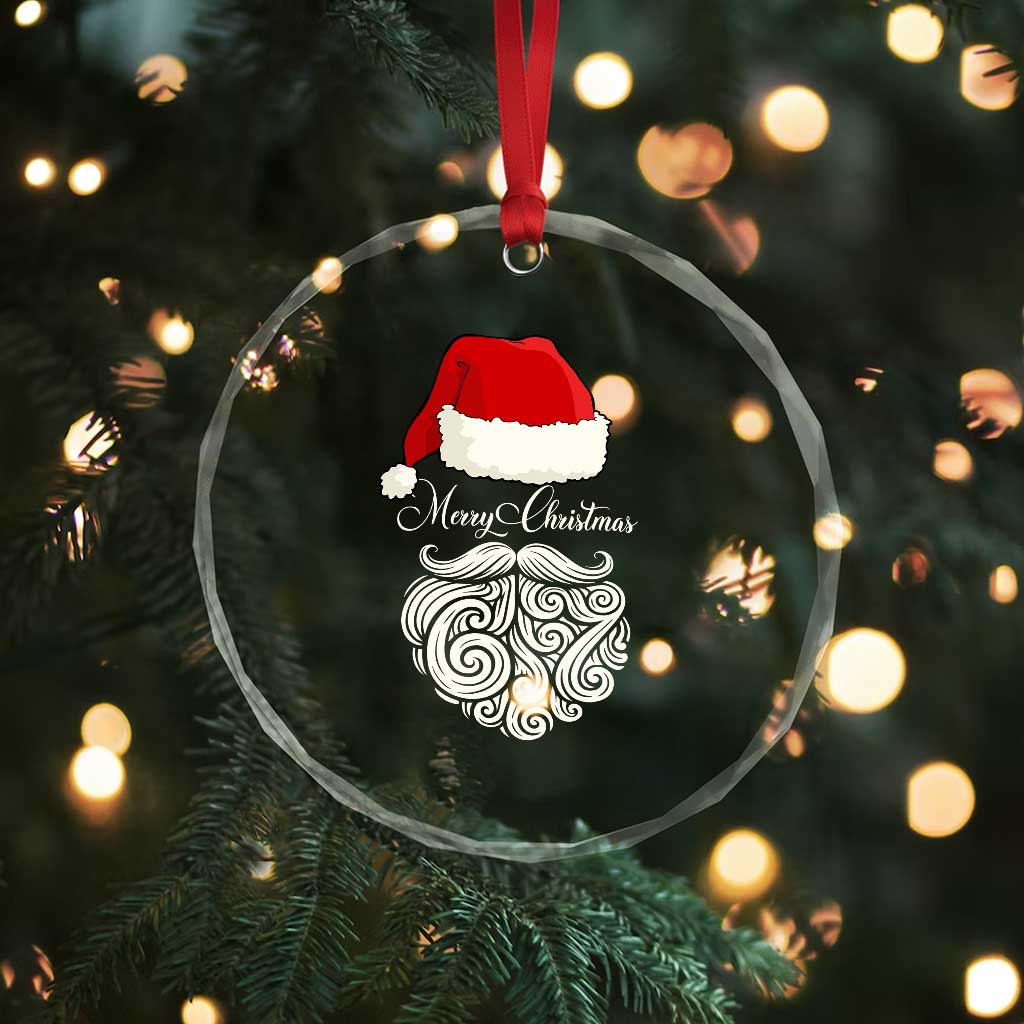 6 7 Xmas 67 Santa Six Seven Meme Merry Christmas Crystal Glass Ornament TS11 Print Your Wear