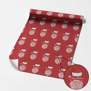 6 7 Xmas 67 Santa Six Seven Meme Merry Christmas Wrapping Paper Roll TS11 Red Print Your Wear