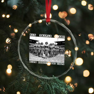 6 Triple 8 Crystal Glass Ornament Black Women's Army Corps 6888th Battalion TS02 Print Your Wear