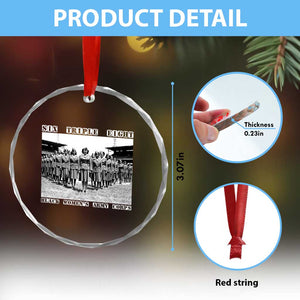 6 Triple 8 Crystal Glass Ornament Black Women's Army Corps 6888th Battalion TS02 Print Your Wear
