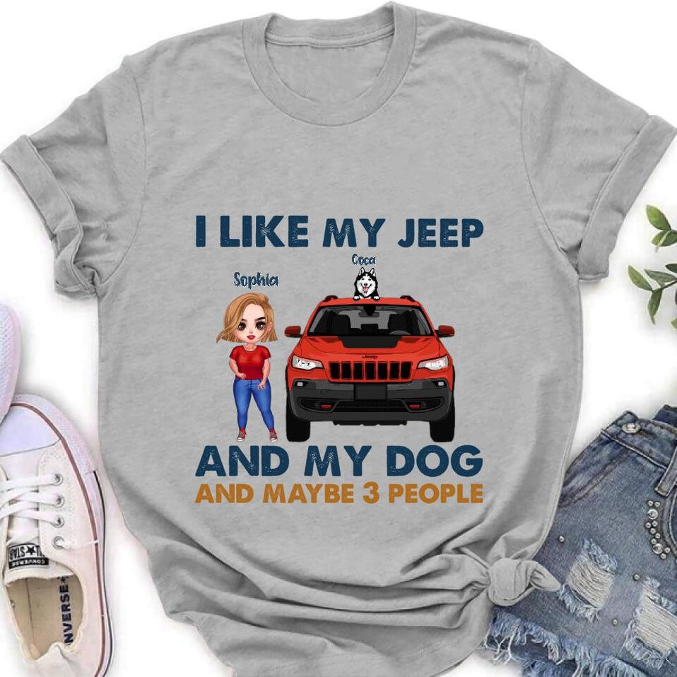 Custom JP Girl T Shirt Off Road Girl I Like My JP CTM Custom - Printyourwear