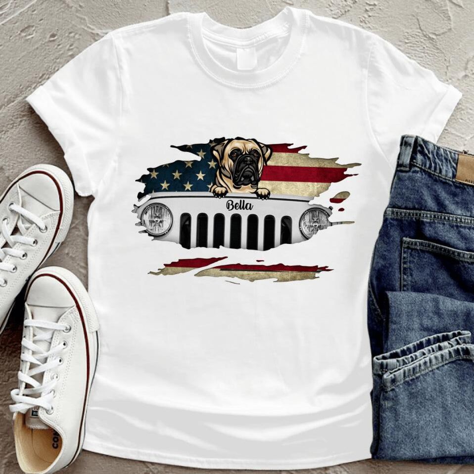 Custom JP T Shirt Just a Girl Who Loves Dog and JP CTM Youth Custom - Printyourwear