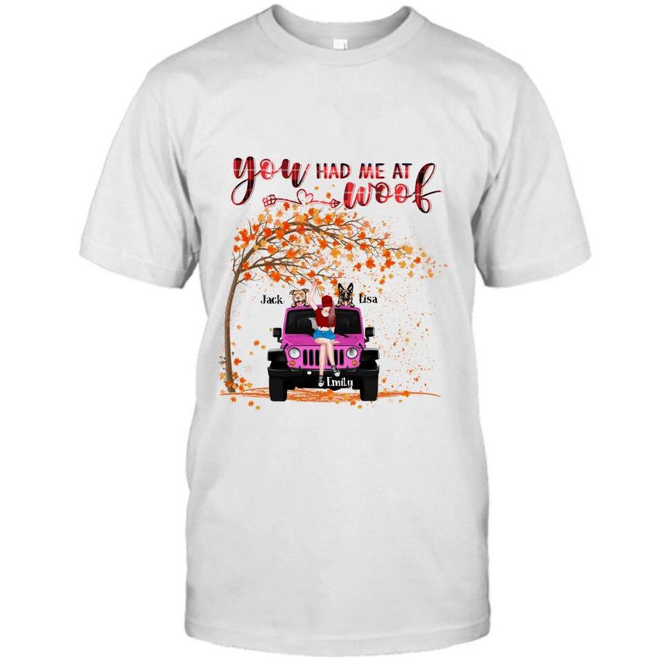 Custom JP T Shirt Off Road, Fall Dog Mom Dog Lover Rockin The Dog Mom Life CTM T Shirt Custom - Printyourwear