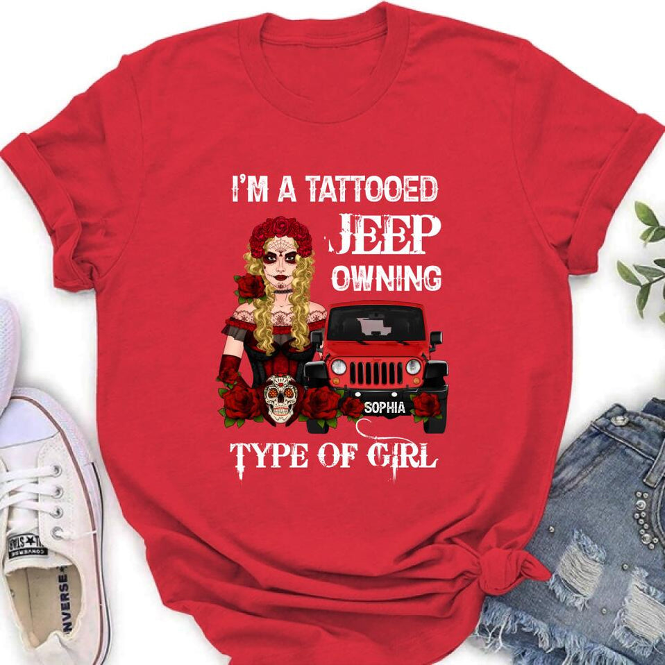 Personalized JP The Day of the Dead JP Off Road Girl T Shirt Gift Idea For Halloween, Off Road Lover CTM Custom - Printyourwear