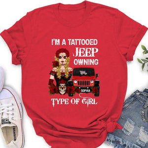 Personalized JP The Day of the Dead JP Off Road Girl T Shirt Gift Idea For Halloween, Off Road Lover CTM Custom - Printyourwear