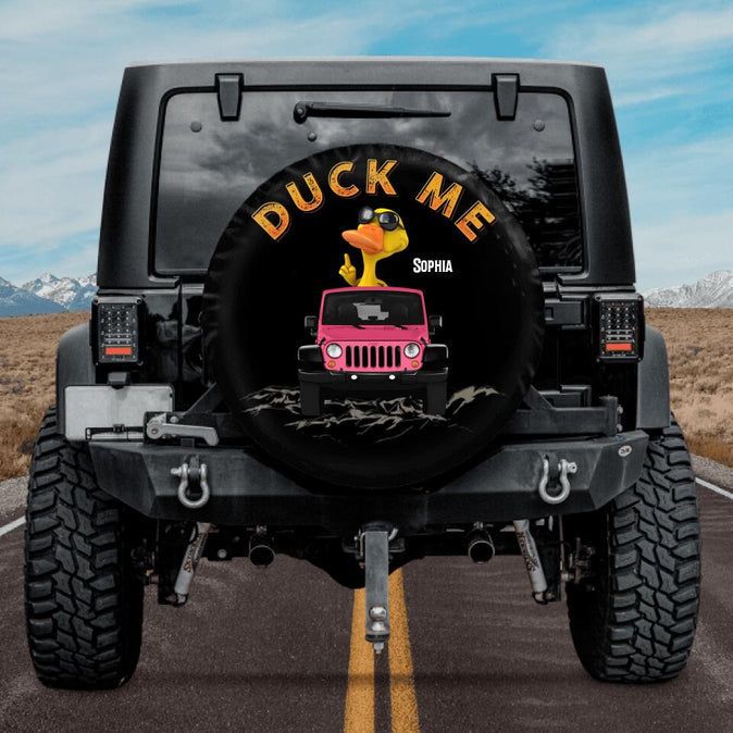 Off Road Ducking Personalized Tire Covers, Gift For JP Lovers CTM Custom - Printyourwear