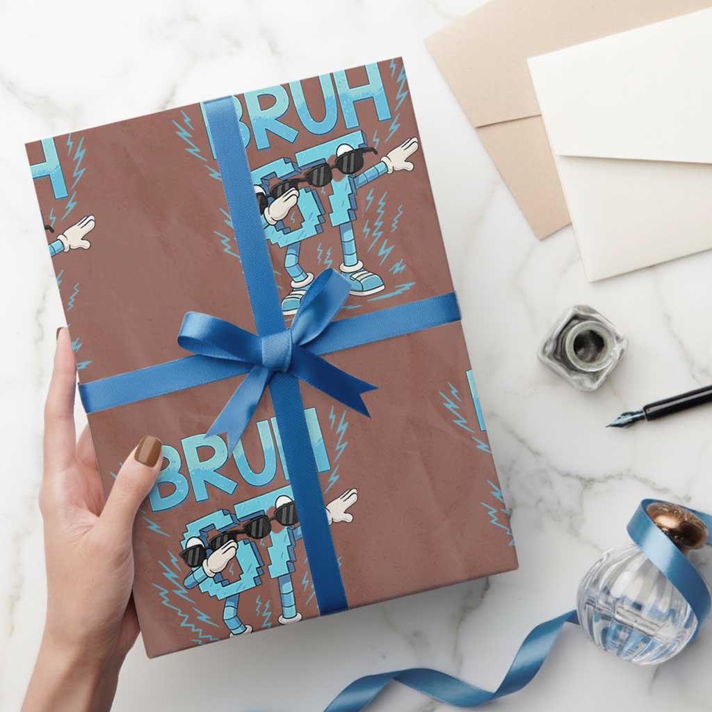 67 Bruh Meme Wrapping Paper Roll Funny Six Seven Italian Brainrot TS14 Mocha Print Your Wear