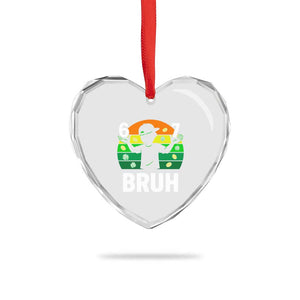 67 Bruh St Patricks Day Heart Crystal Glass Ornament Funny Six Seven Boys Kids Meme TS14 Print Your Wear