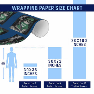 67 Cat St Patricks Day Wrapping Paper Roll Funny Cat Driver Leprechaun Meme TS14 Print Your Wear