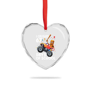67 Days of School Monster Truck Heart Crystal Glass Ornament 67th Day Boys Tung Tung Tung Sahur TS10 Print Your Wear