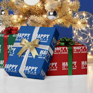 67 Days Of School Wrapping Paper Roll Do The Math 67 Meme Funny Six Seven Teacher TS10 Print Your Wear