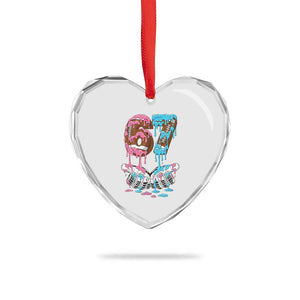 67 Football Meme Heart Crystal Glass Ornament Six Seven Sports American Football Ice Cream Drip TS14 Print Your Wear