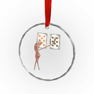 67 Marcus The Worm Poker Game Crystal Glass Ornament Funny Six Seven Meme Playing Cards TS14 Print Your Wear