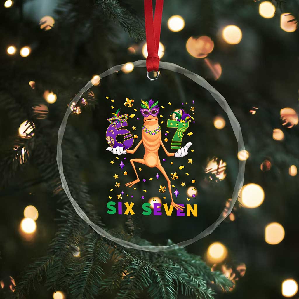 67 Mardi Gras Crystal Glass Ornament Marcus The Worm Carnival Trendy Meme TS14 Print Your Wear