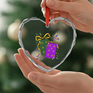 67 Mardi Gras Heart Crystal Glass Ornament Funny Six Seven Playing Cards Meme TS14 Print Your Wear
