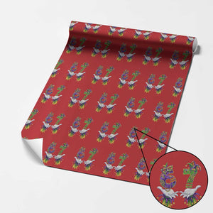 67 Mardi Gras Meme Wrapping Paper Roll Funny Six Seven Hand Carnival Trendy TS14 Red Print Your Wear