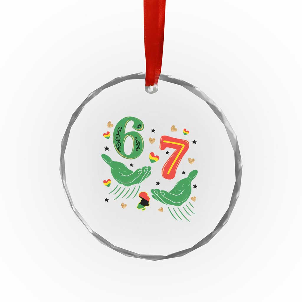 67 Meme Black History Month Crystal Glass Ornament African American Gift TS12 Print Your Wear