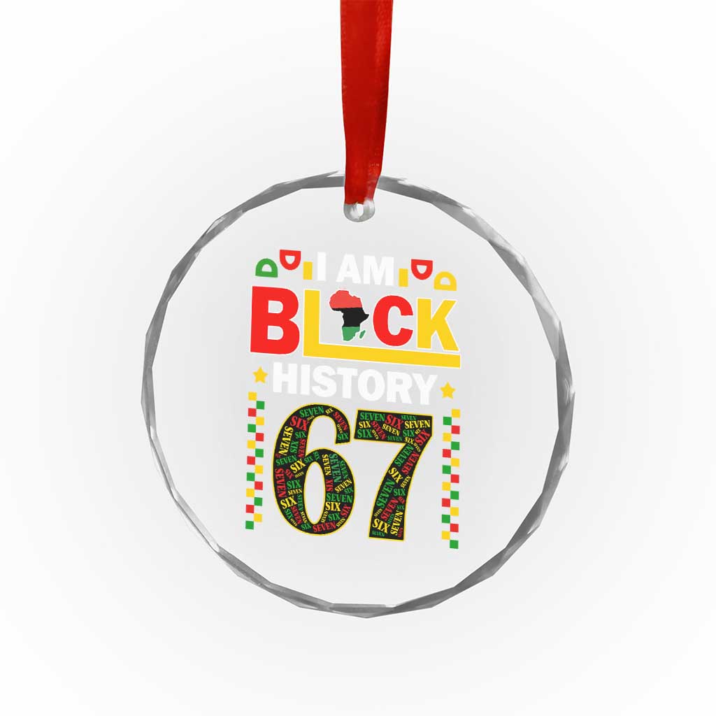 67 Meme Black History Month Crystal Glass Ornament African American Pride TS12 Print Your Wear