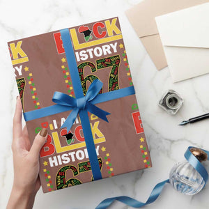 67 Meme Black History Month Wrapping Paper Roll African American Pride TS12 Mocha Print Your Wear
