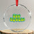 67 Meme Crystal Glass Ornament Six Seven Funny Gen Alpha Slang Saying TS10 Transparent Glass 3'' Circle Print Your Wear