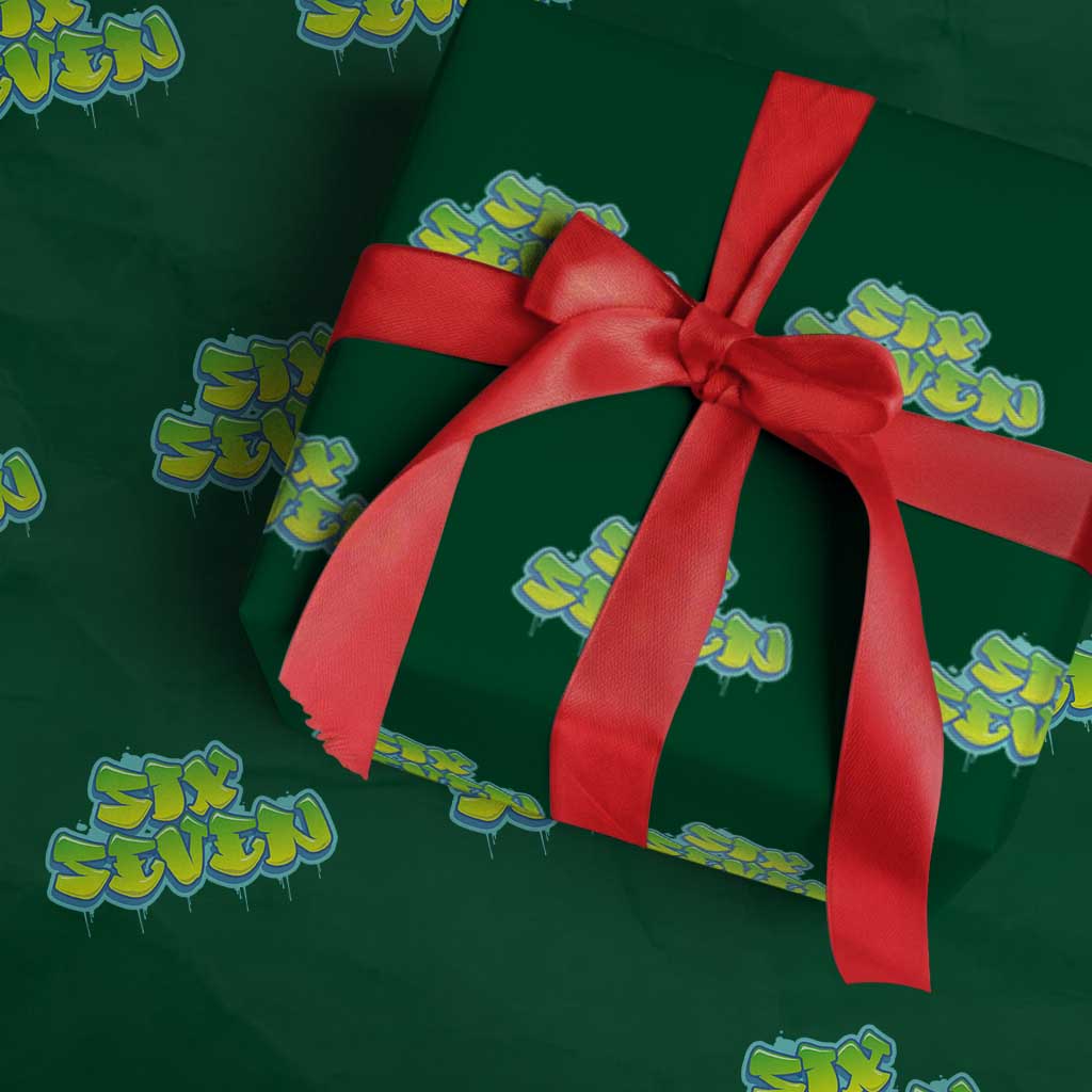 67 Meme Wrapping Paper Roll Six Seven Funny Gen Alpha Slang Saying TS10 Green Print Your Wear