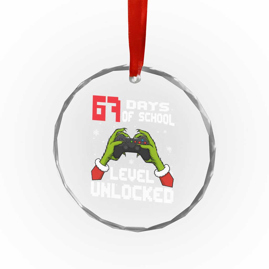 67 Six Seven Christmas Meme Crystal Glass Ornament Funny Elf Hand Video Game Xmas TS14 Print Your Wear