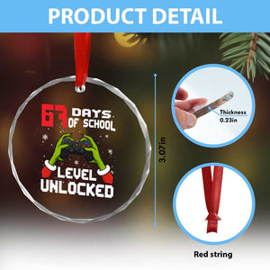 67 Six Seven Christmas Meme Crystal Glass Ornament Funny Elf Hand Video Game Xmas TS14 Print Your Wear