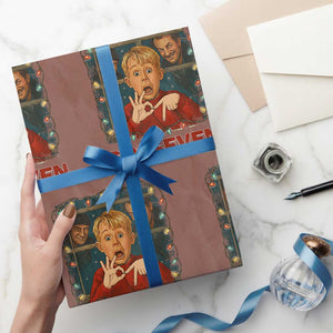 67 Six Seven Christmas Meme Wrapping Paper Roll Funny Family Xmas Movie TS14 Mocha Print Your Wear