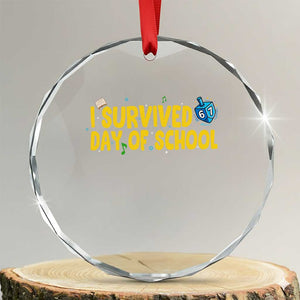 67 Six Seven Meme Crystal Glass Ornament Funny Hanukkah School Days TS14 Transparent Glass 3'' Circle Print Your Wear