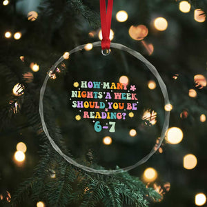 67 Six Seven Meme Crystal Glass Ornament Funny Reading Book Lover TS14 Print Your Wear