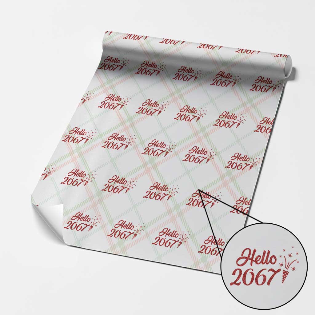 67 Six Seven Meme Wrapping Paper Roll New Year 2026 TS14 Christmas Plaid Print Your Wear