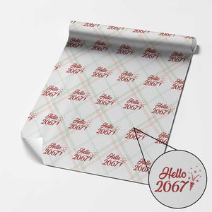 67 Six Seven Meme Wrapping Paper Roll New Year 2026 TS14 Christmas Plaid Print Your Wear