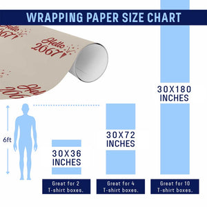 67 Six Seven Meme Wrapping Paper Roll New Year 2026 TS14 Print Your Wear